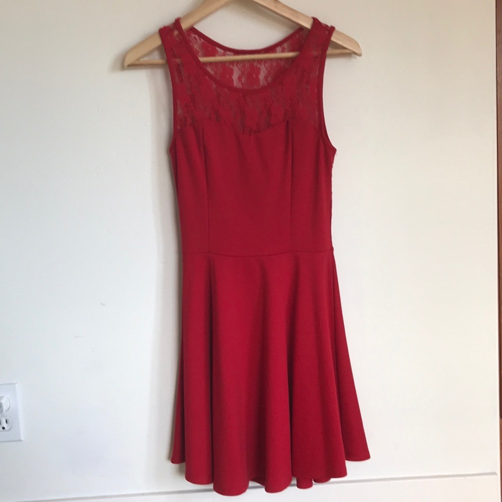 Cherry Red Semi-formal Dress